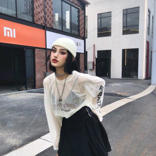 Grunge Korean Transparent  T-shirt